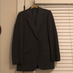 Gray Pinstripe Suit with Pants